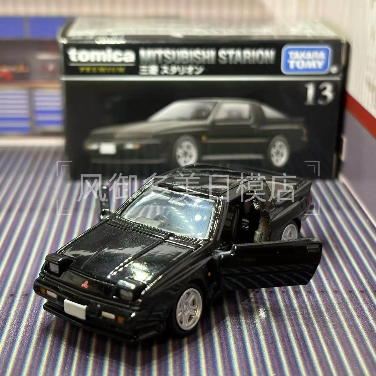 Takara Tomy Tomica Premium 13 Mitsubishi Stalion Mini Carro de Brinquedo Diecast para Meninos, Modelo de Liga para Coleção, Presente de Aniversário