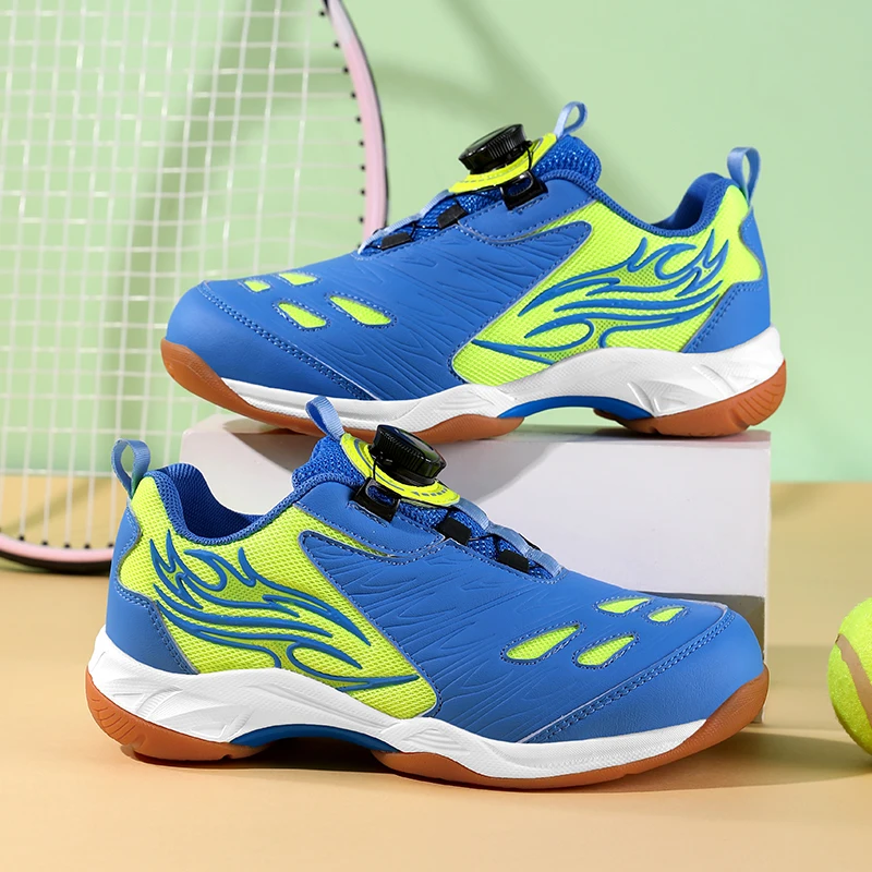 

Children Tennis Shoes Girls Boys Badminton Sneaker Size33-40 Anti Slip Wear-resistant Sole Kids Sports Shoes for Big Boys