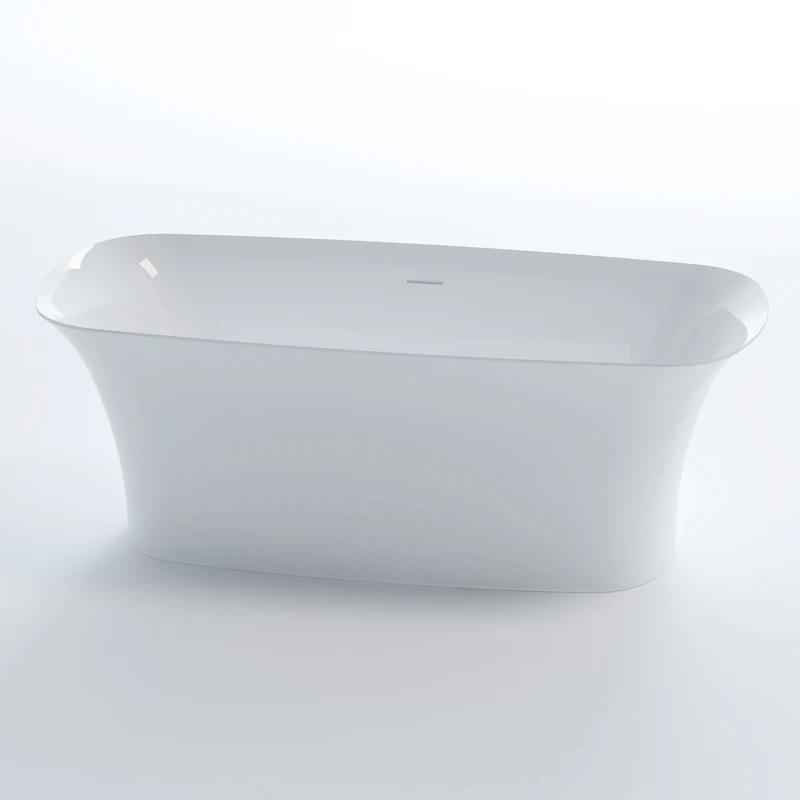 

RY-528 Modern Luxury Deep Soaking Freestanding Bathtub With CE/cUPC Approvedfreestanding Resin Bathtub Inflatable whirlpool