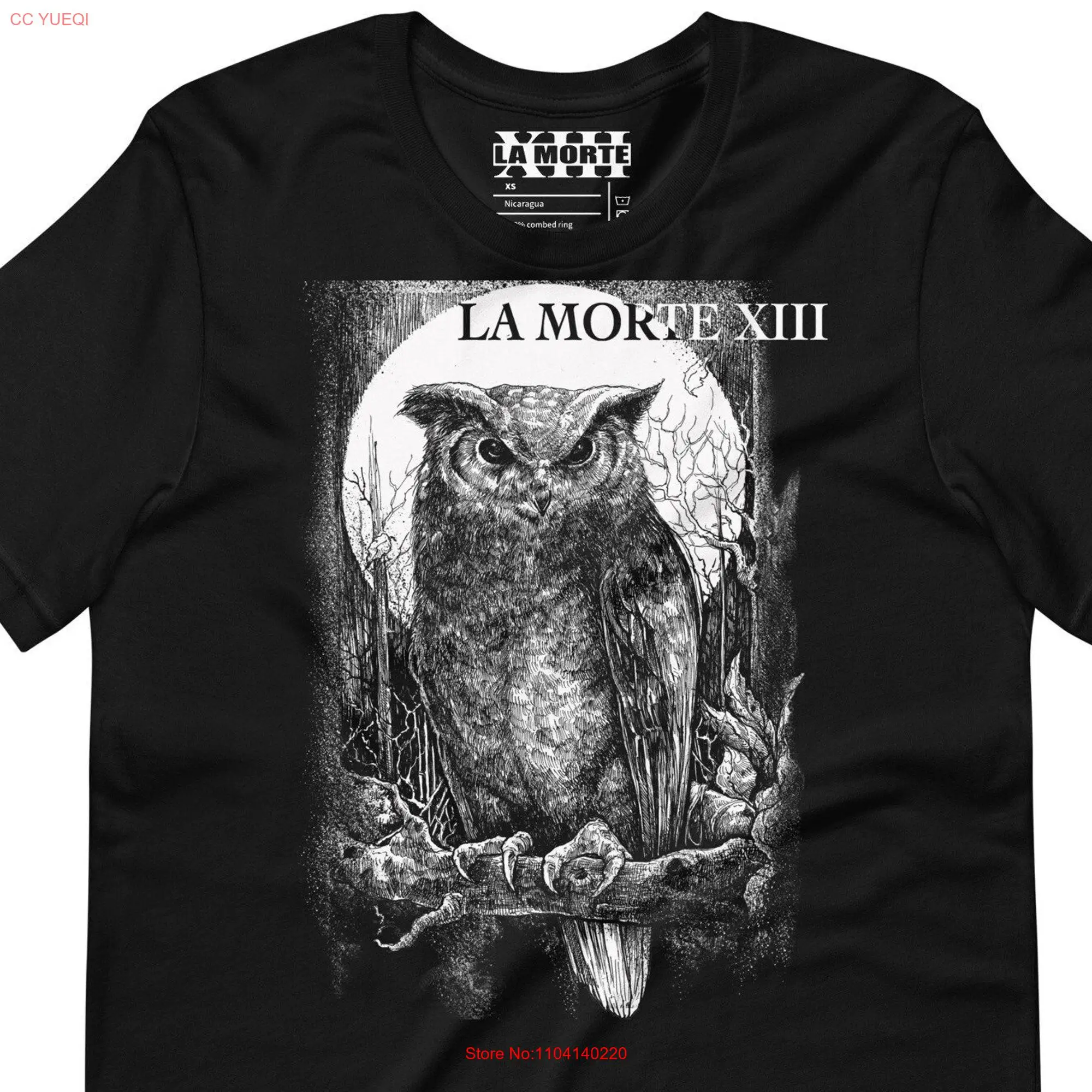 Nightstalker T Shirt La Morte XIII long or short sleeves