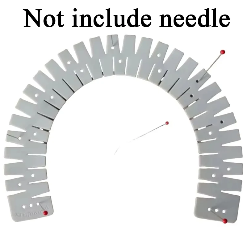 1pc Silikon Säumer Flexible Nähen Werkzeug Saum Lineal Nähen Hilfs Werkzeug mit Markierung Löcher für Nähen Enthusiasten Geschenke