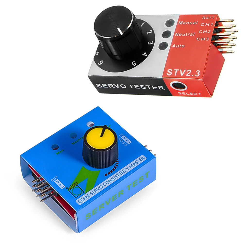 Servo Tester digitale/Tester di consistenza ESC Misurazione dello sterzo per FPV RC Elicottero Aereo Auto Servo Tester Strumento