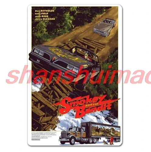Smokey and the Bandit Movie Metal Poster Tin Sign - 20x30cm Plate sign