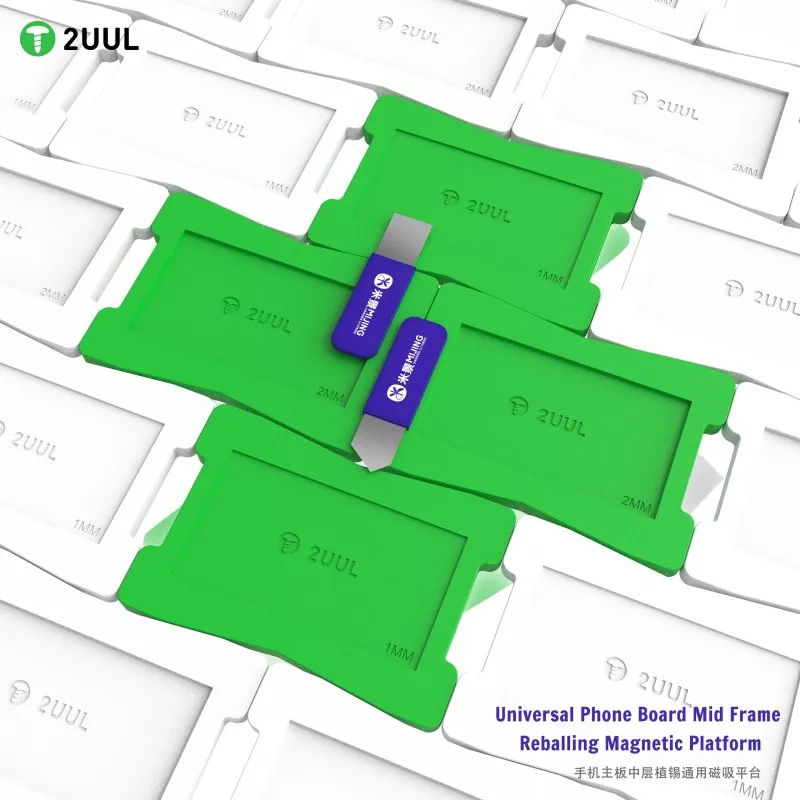 2UUL BH11 Almohadilla de Reparación Magnética Fuerte - Base Universal para Soldadura y Estañado de IC/CPU en Placas Base para Reparaciones de Placas de Móviles 2