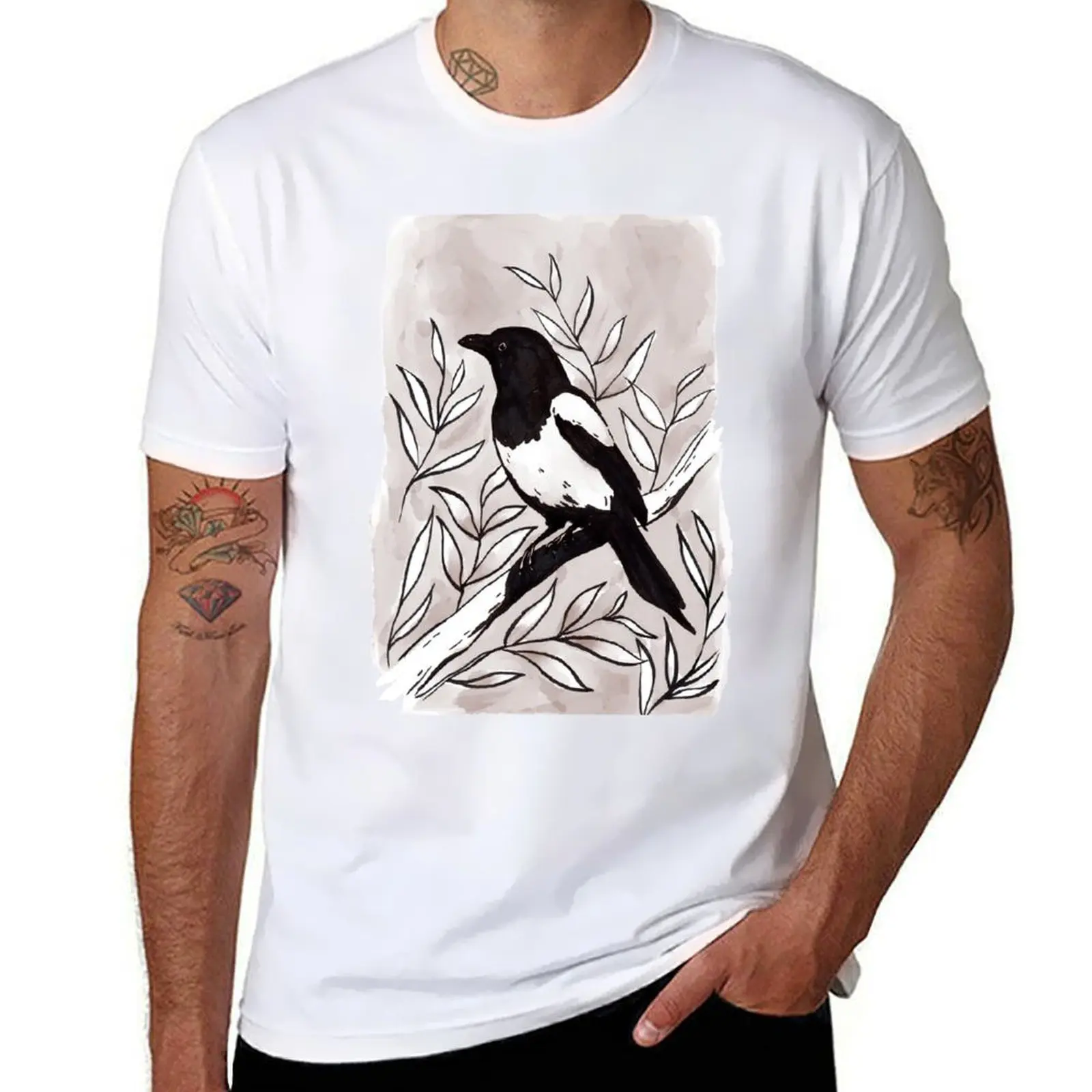 

Magpie T-Shirt t shirt man designer t shirt for man 100 percent cotton T-Shirt