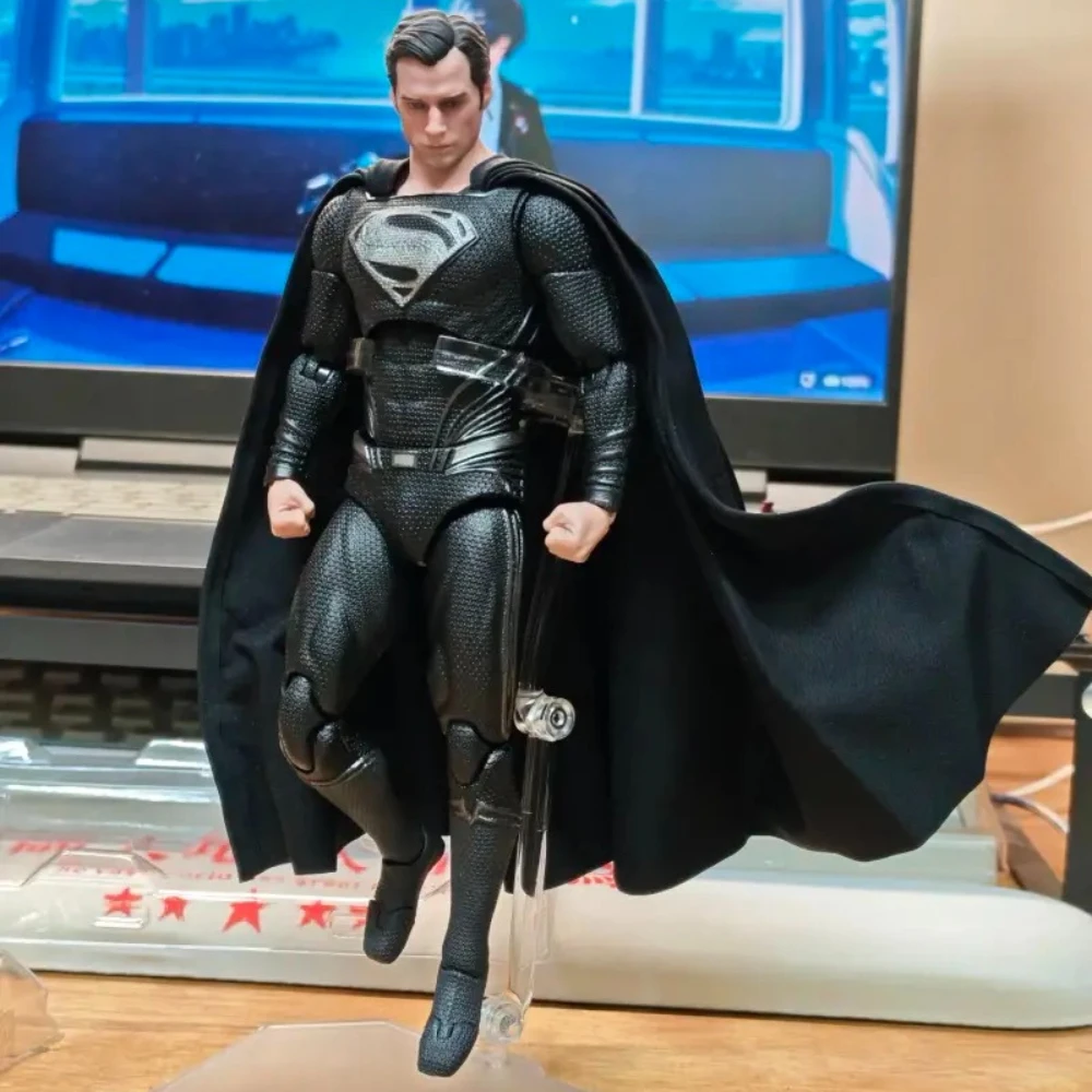 

Новая фигурка Супермена 2.0 (черная) от FondJoy, масштаб 1/9, коллекционная модель DC Action Figure Justice League, игрушка-украшение для рабочего стола, подарок для мальчика