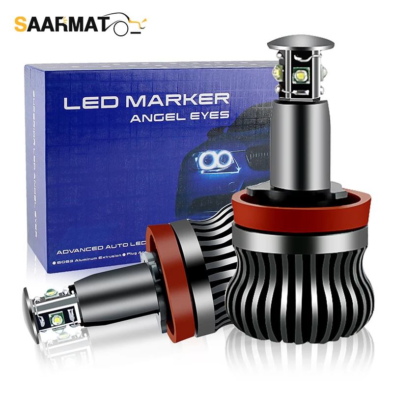 

2pcs 20W LED Angel Eyes Lights Red/White/Blue Light For BMW E82 E87 E90 E91 E92 E93 E60 E61 E63 E70 X5 E71 X6 E89 Z4 2008-2013