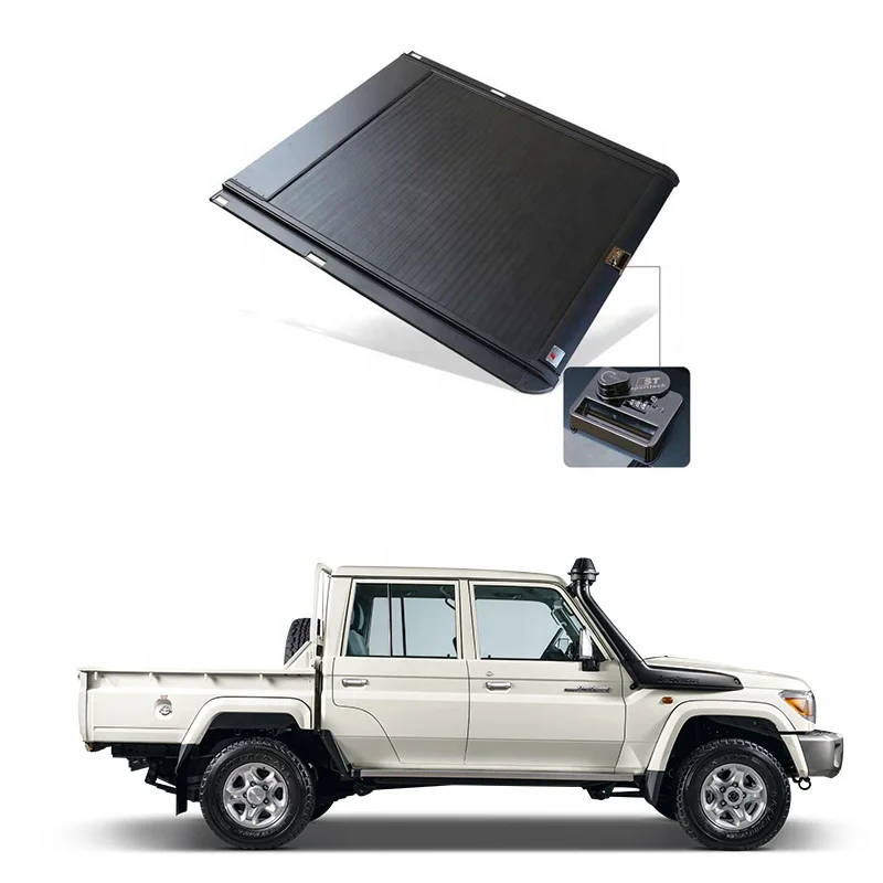 

Toyota accessories Retractable Pickup Truck Bed Cover with Password Lock for Land Cruiser LC79