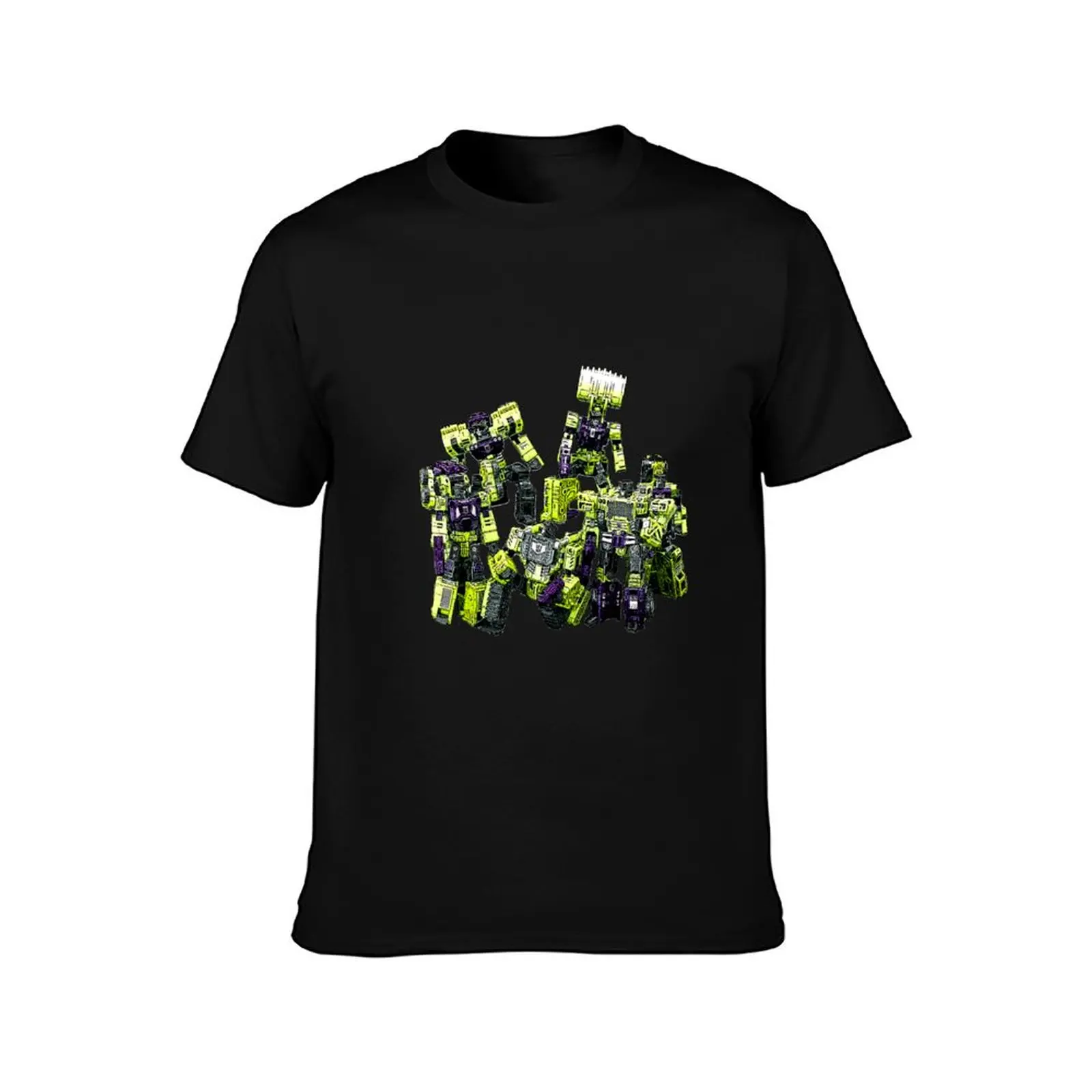 Constructicons Devastator By BX Brix T-Shirt Festival Casual Short Sleeve