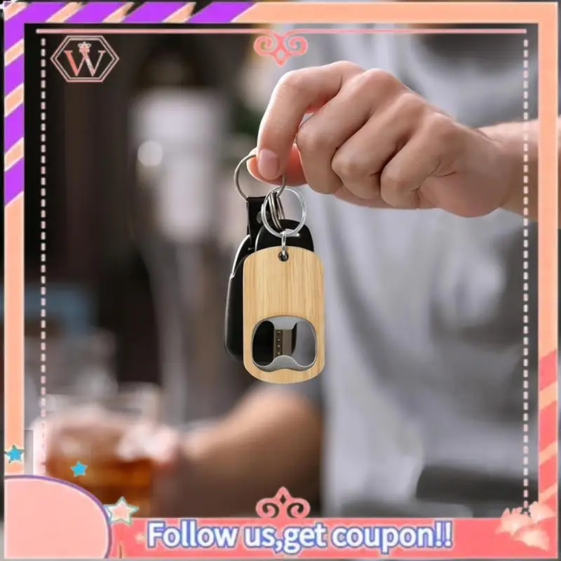

Upgraded 20Pcs Personalised Wooden Keychain Bottle Opener Bulk Bottle Opener Party Favors Family Reunion Favors Wedding Gifts
