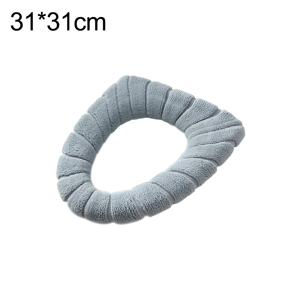 Smooth-Texture Polyester Toilet Seat Cover Pad with Even Thickness Distribution and Responsive Fabric Flexibility