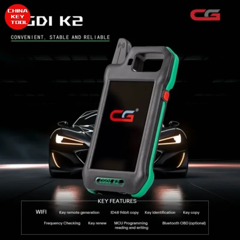 2024 wifi cgdl k2 profissional multi-funcional inteligente serralheiro chave ferramenta gerador remoto suporte 96bit id48 cópia