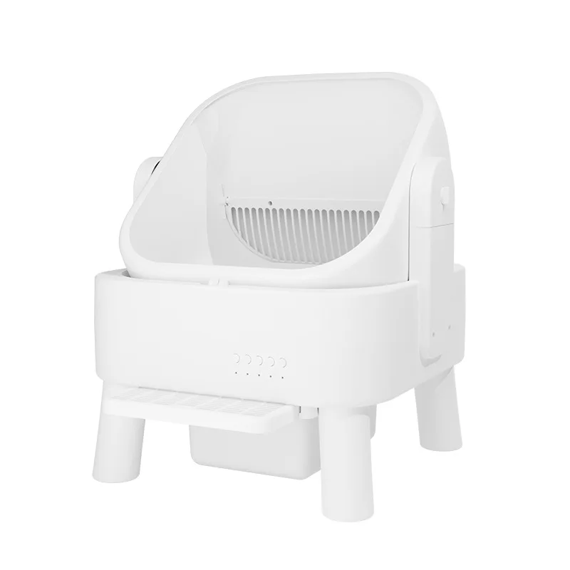 

Extra Large Smart Self-Cleaning Cat Box with Odor Control Splash-Proof Enclosure Accessory Supplies