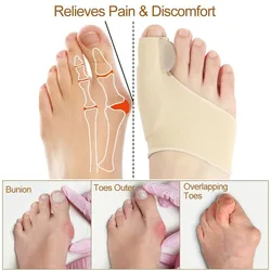 High Quality Feet Bone Thumb Adjuster Toe Separator Hallux Valgus Bunion Corrector Orthotics Correction Pedicure Straightener