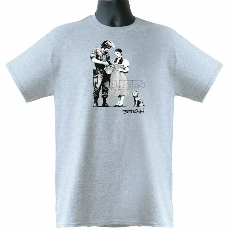 Banksy Dorothy From Oz Wizard Stop And Search Mens Ladies T Shirt S Xxl Sizes
