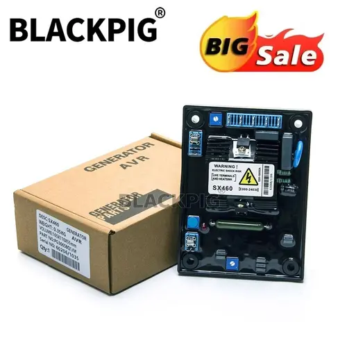 Generador SX460 AVR, estabilizador de regulador de voltaje automático, placa de circuito ajustable para piezas de generador Stamford de 100KW