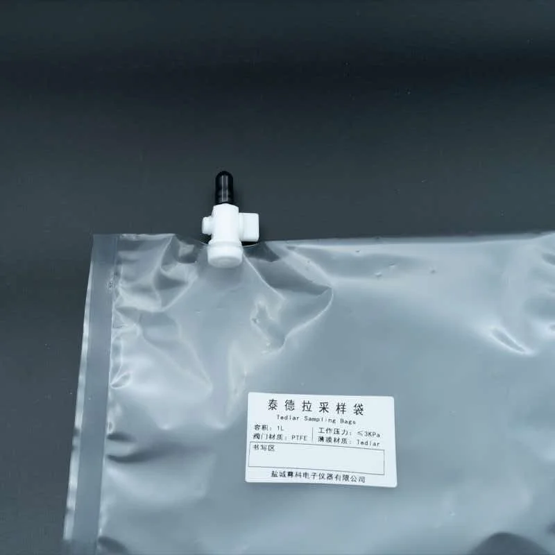 Tedlar PVF Gas Sampling Bags for Solid VOCs Residual Detection Single Two PTFE Valve 0.5L 1L 2L 3L 4L 5L 8L 10L Pack of 1