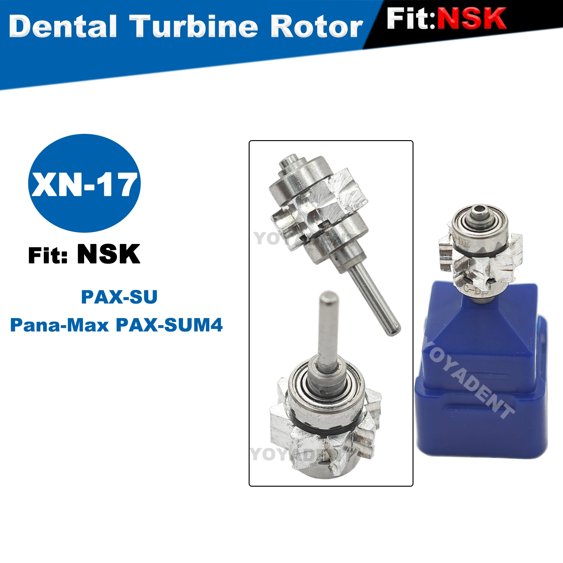 

Fit NSK Pana-Max PAX-SUM4 High Speed Handpiece Dental Turbine Cartridge Air Rotor PAX-SU