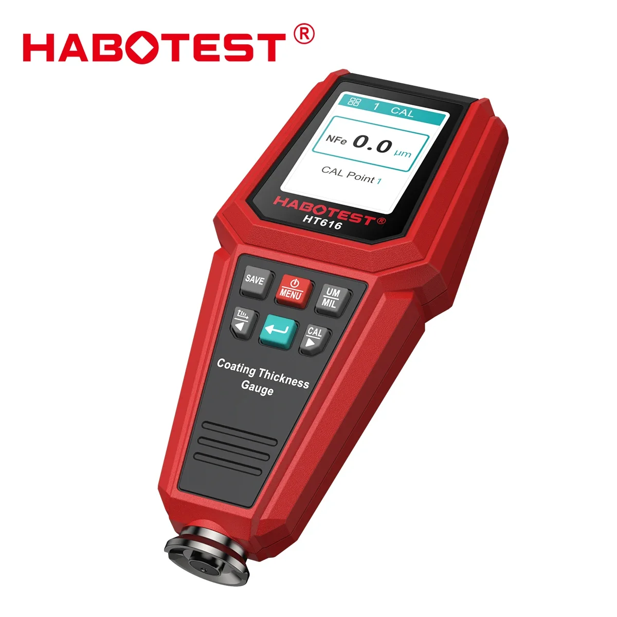 HT616 Car Paint Thickness Gauge 0.1 Micron 0-1500UM Fe&NFe Data Paint Thickness Tester Coating Meter Automotive Tools
