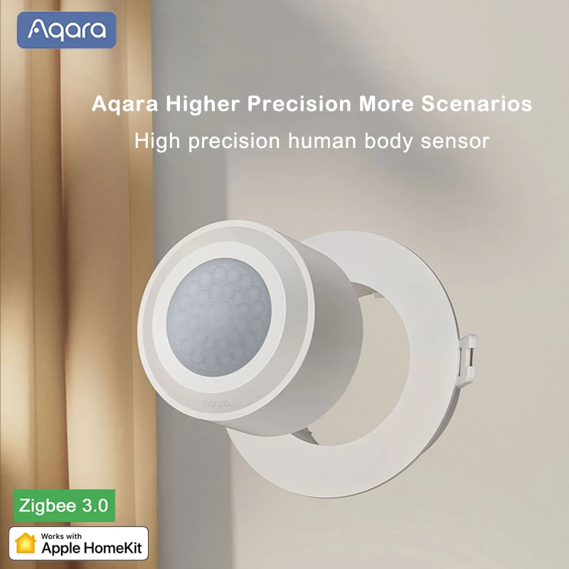 Aqara Matter High Precision Human Sensor Motion Sensor Body ZigBee3.0 Wireless Movement sensor IPX5 Waterproof Work With Homekit