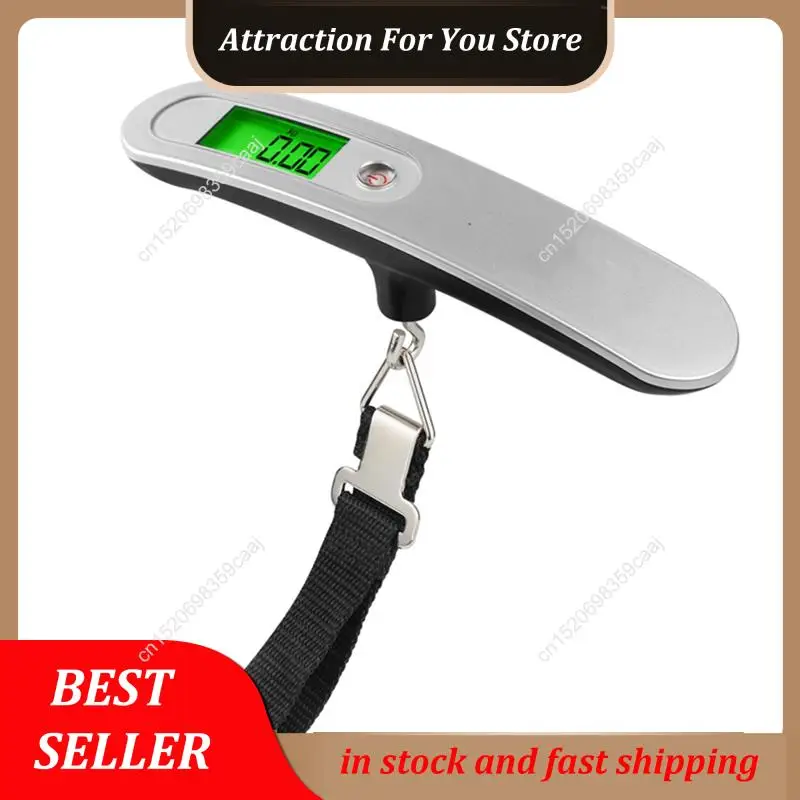 Hot Selling Digital Luggage Weight Scale Mini Scale 50Kg High Precision Portable Electronic Weighing Scale Handheld Suitcase Han