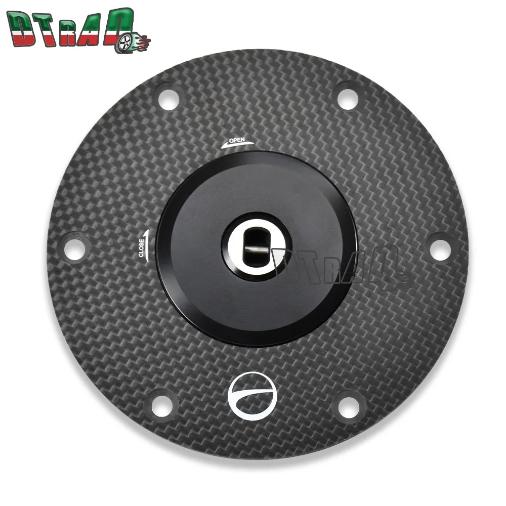 For DUCATI Hypermotard 950/SP/RVE Carbon Fiber Motorcycle Keyless/KeyLock Fuel Tank Gas Cap Oil Airbox Cover Fairing Plain Matte