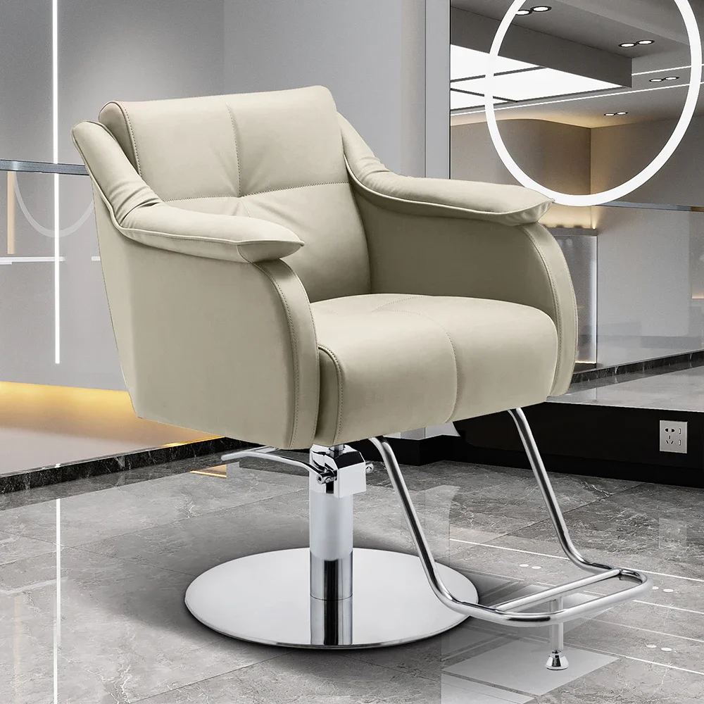 

Fashion Aesthetic Barber Chair Modern Trendy Luxury Simple Hairdresser Chair Comfortable Salon Kapperstoel Hair Furniture