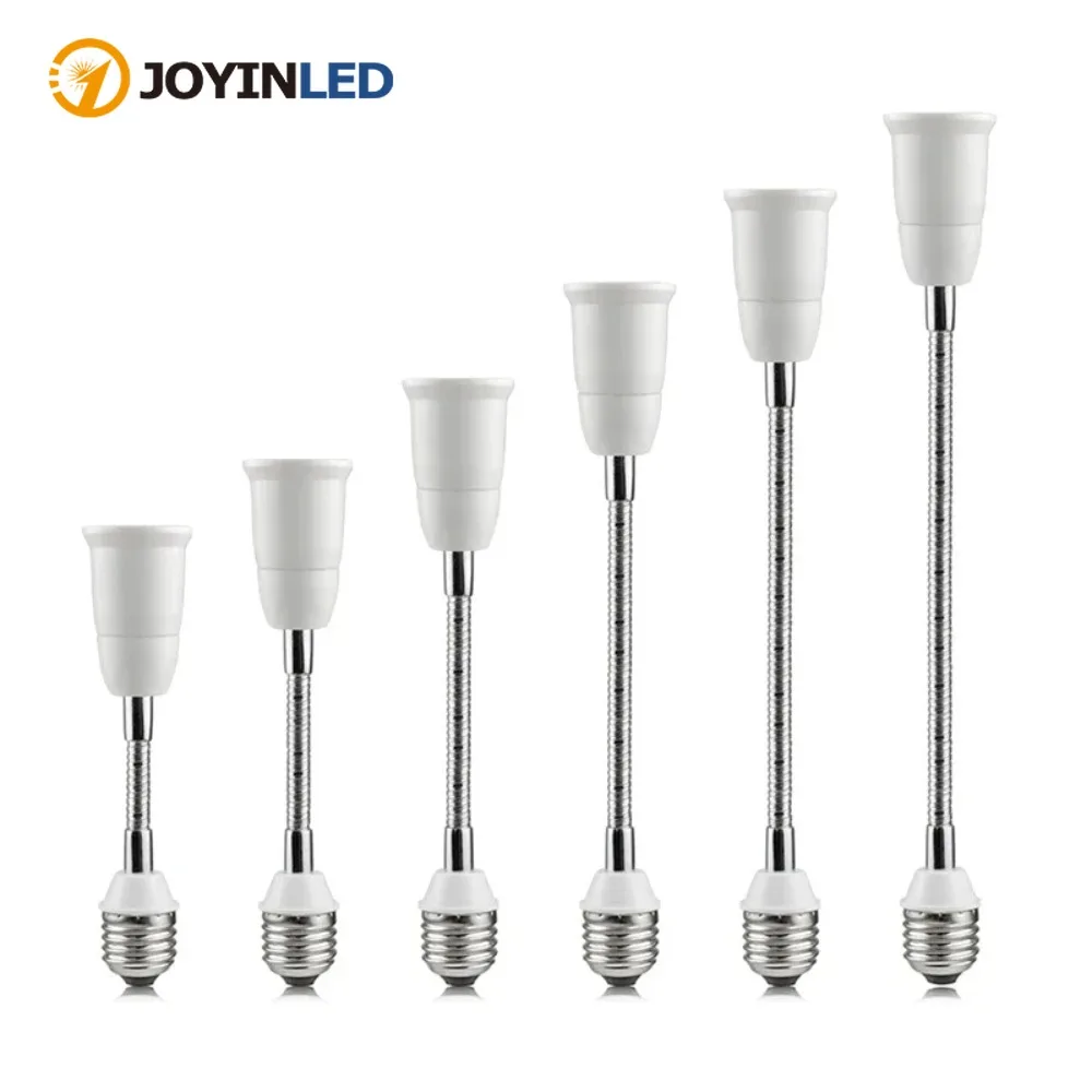 

JOYINLED 20 см 30 см 50 см 60 см гибкий E27 к E27 удлинитель светодиодной лампы держатель светильника розетка 110 В-220 В светодиодный держатель лампы преобразователь