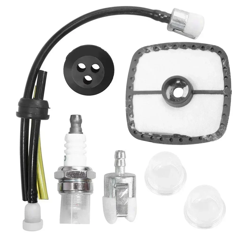 Fuel Line Primer Bulb Air Filter Spark Plug Kit For Echo GT-200 SRM-2100 SRM-210 SRM-225 GT-200i PE-200 String Trimmer Parts