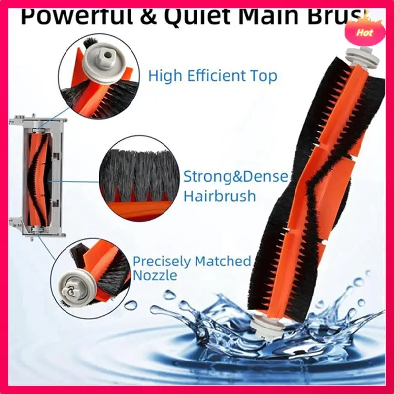 AD-Hepa تصفية ممسحة الجانب الرئيسي فرشاة كيس لجميع الغبار استبدال الملحقات ل Dreame Bot D10 Plus RLS3D جهاز آلي لتنظيف الأتربة