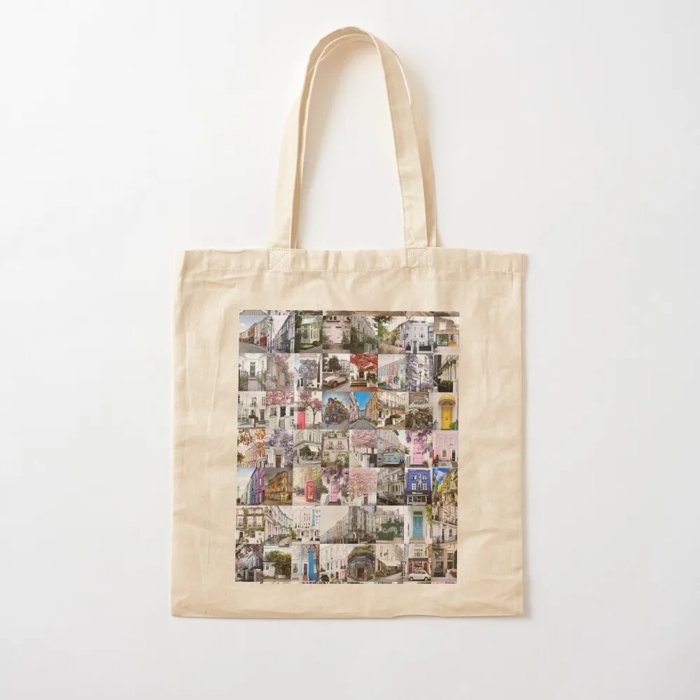 Notting Hill, London Tote Bag Fabric bag bags for women Canvas Tote Bag