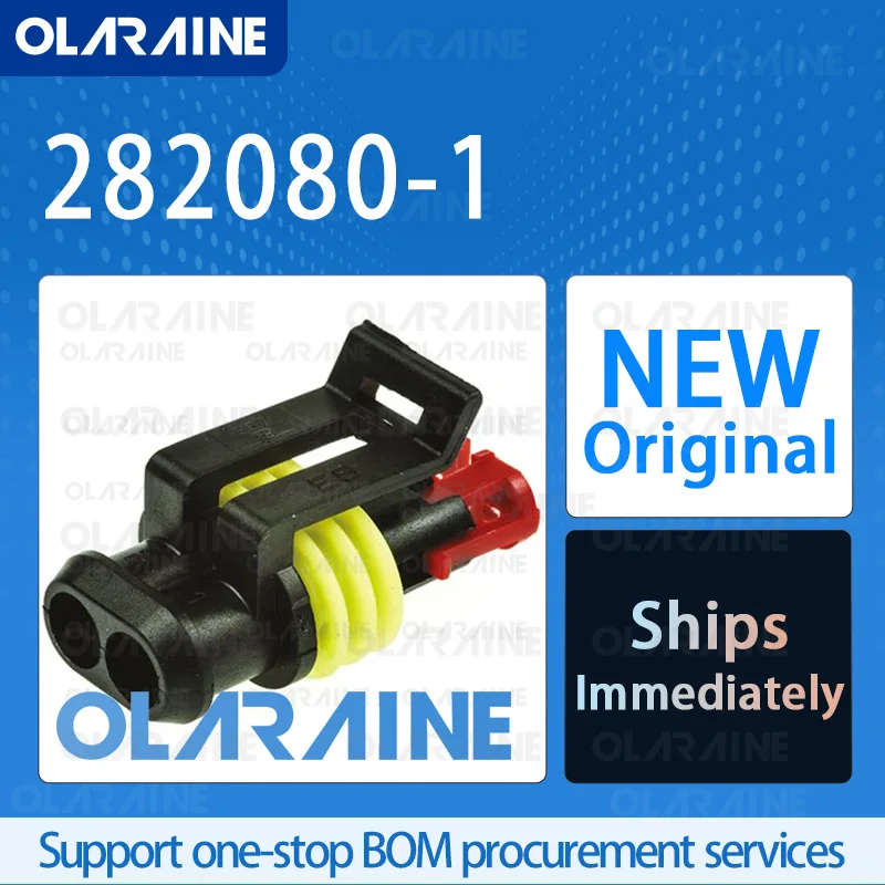 

20/50/100Pcs 282080-1 100% brand new and original IC chip Automotive connectors 2 Position 24 VDC