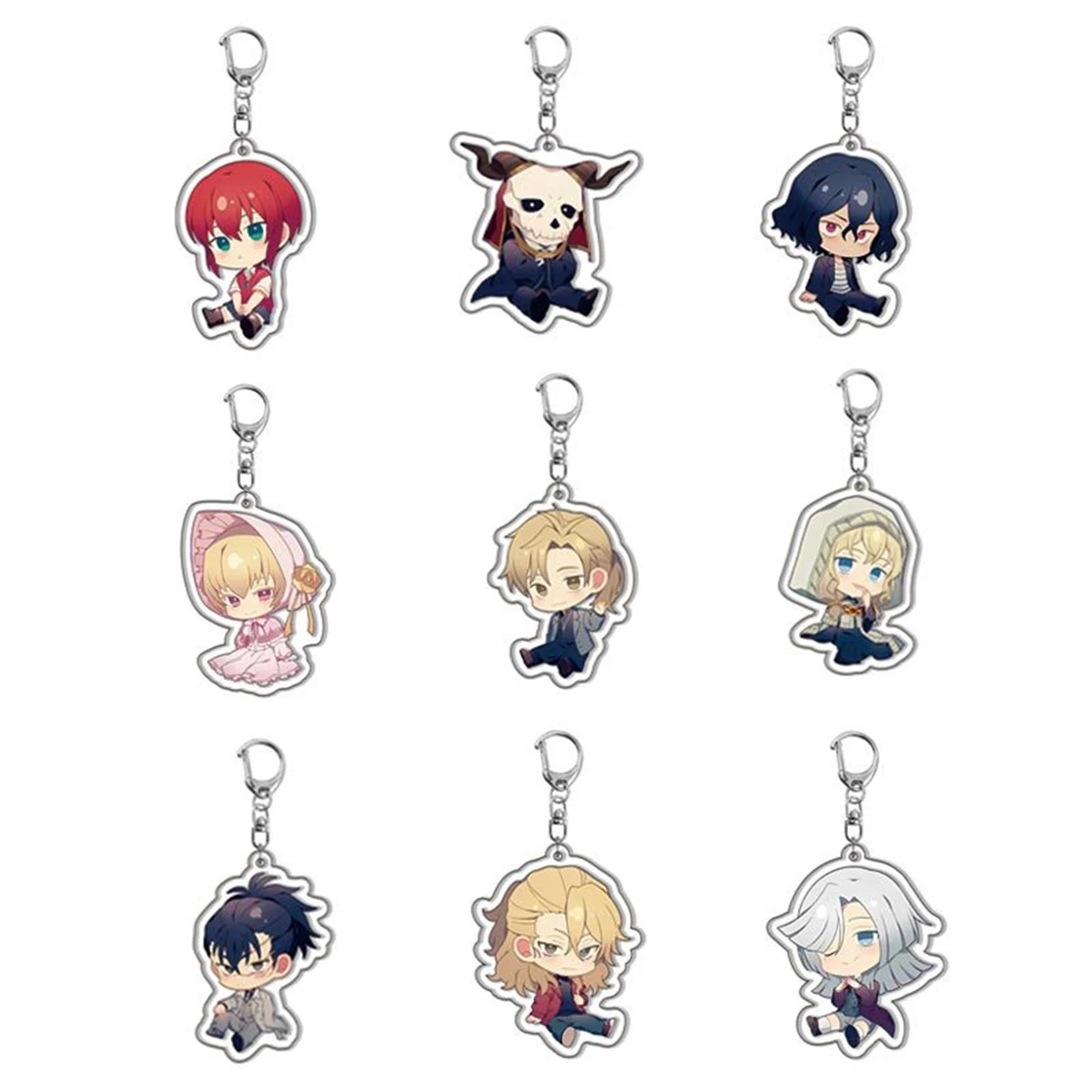 Anime Acrylic Keychain- Chise Hatori Cartoon Character Pendant, Suitable for Bags and Keys,cosplay gifts Perfect Gift for Fans