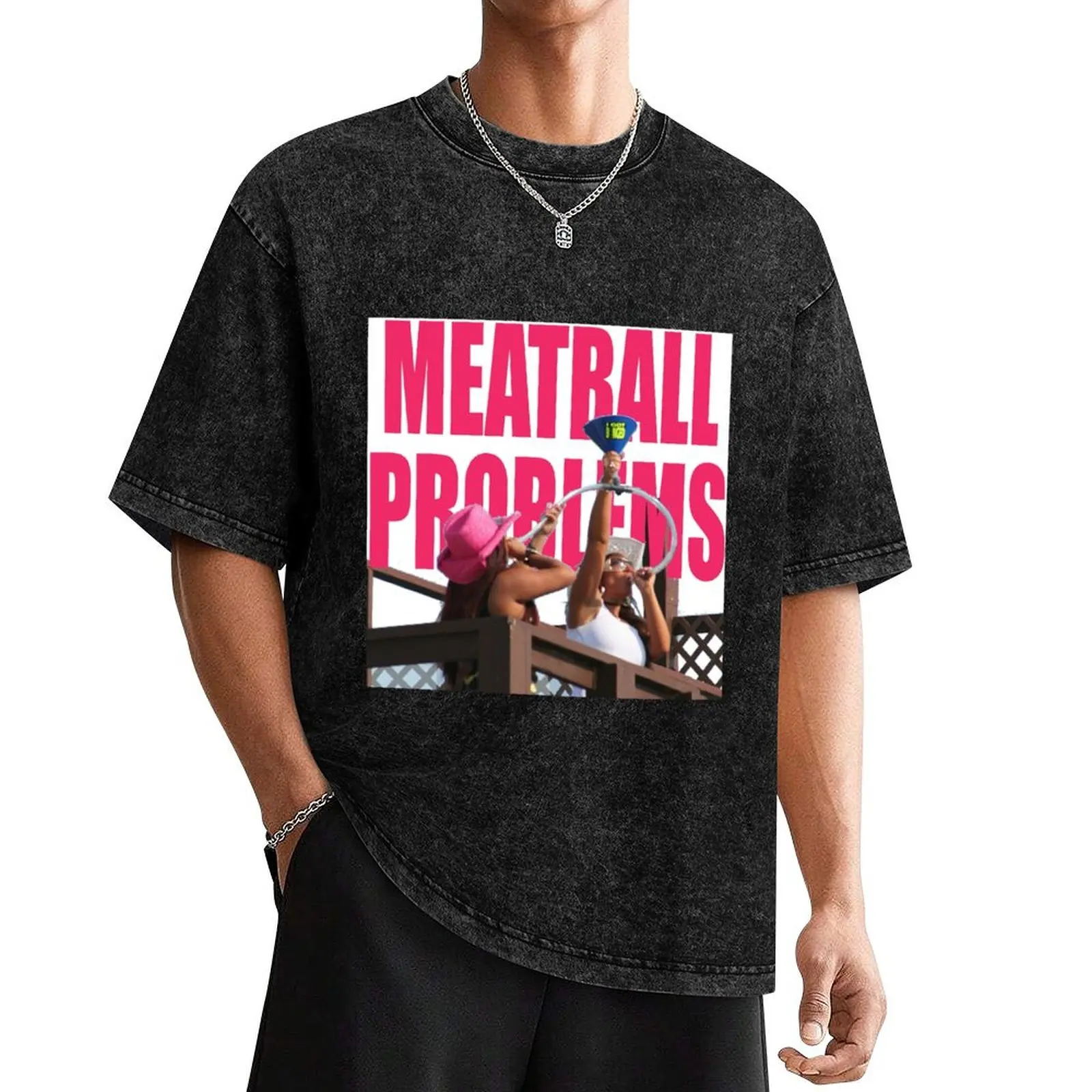 

Meatball problems T-Shirt plus size clothes anime tshirt oversized t shirt mens designer t shirt