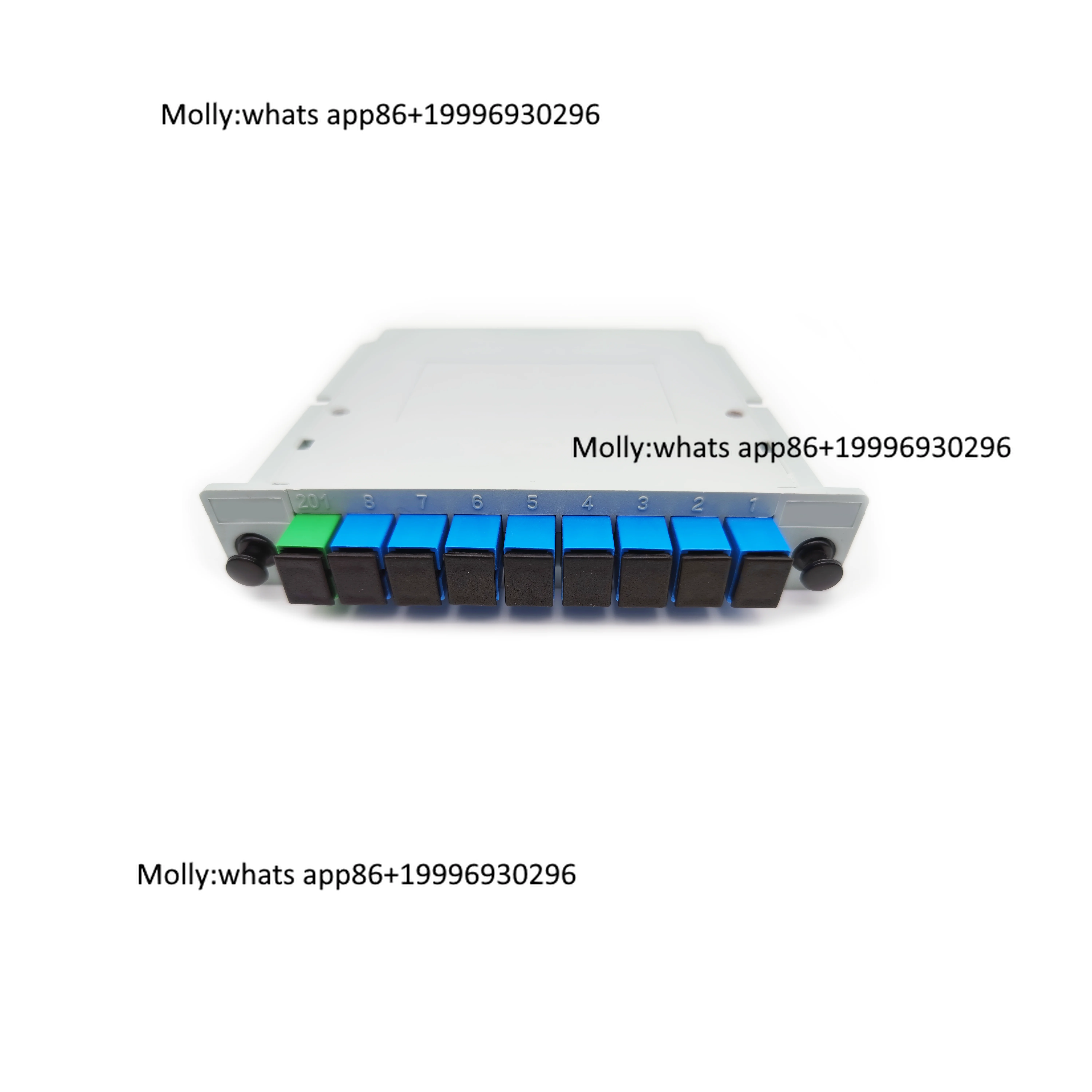 1x8 Card PLC Fiber Optic Splitter, Good Uniformity, Low Polarization Loss, Reliable