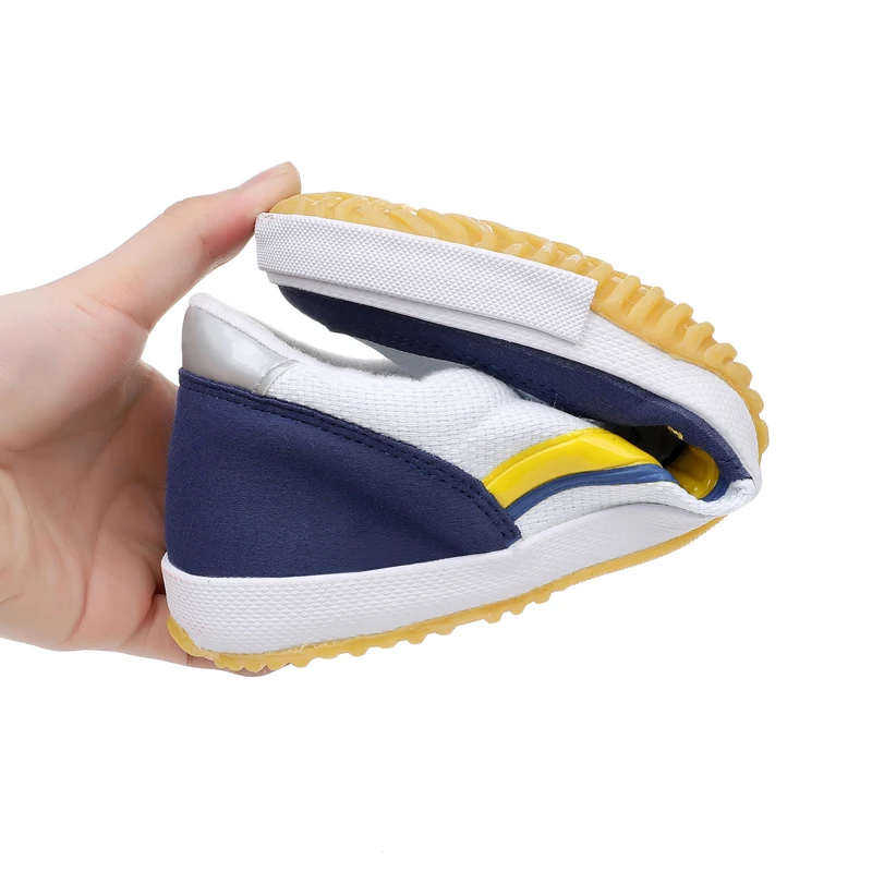 Professional Badminton Table Tennis Shock Absorption Sports Shoes Men Women Canvas Shoes Breathable High Elastic Anti-slip Tr... - view 4