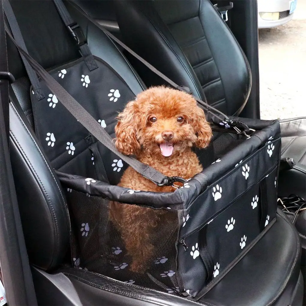 Pet Dog Carrier Car Safe Seat Pad Waterproof Dog Bag Basket for Small Dog Puppy Cats Carrying Dog Products