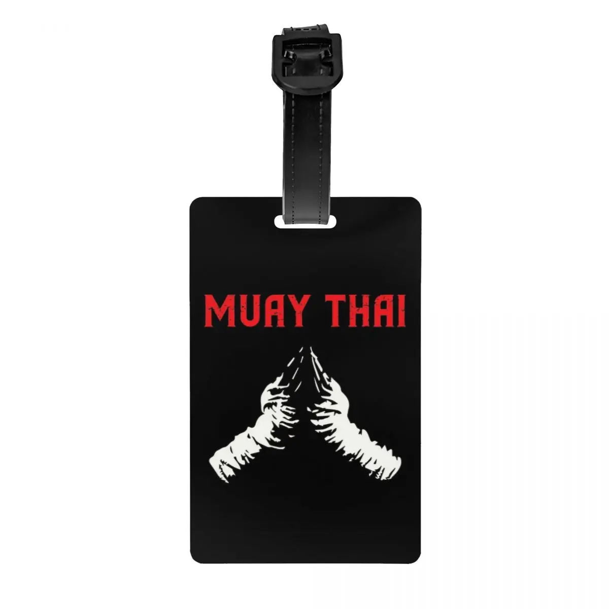 Custom Best Muay Thai Fighter Luggage Tag Combat Sports Boxing Gym Workout Fitness Travel Bag Suitcase Privacy Cover ID Label