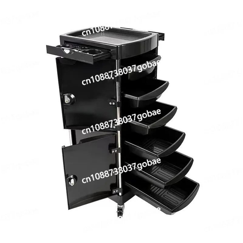 

PP plastic hair cart barber shop multi-function tool cart