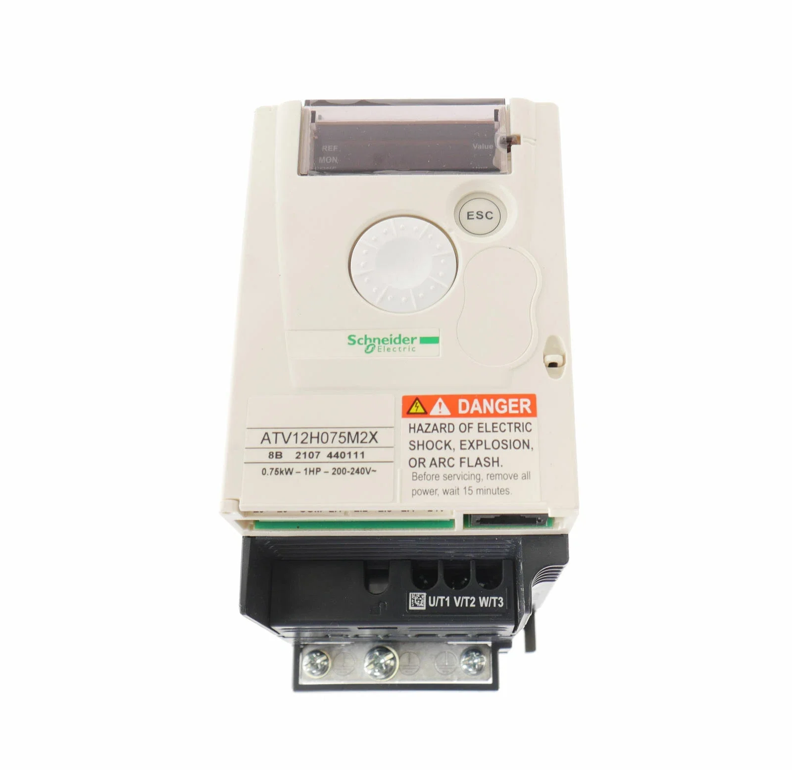 

Frequency converter ATV12H075M2X ATV-12H075M2X variable speed drive ATV12 - 0.75kW - 240V - 1ph