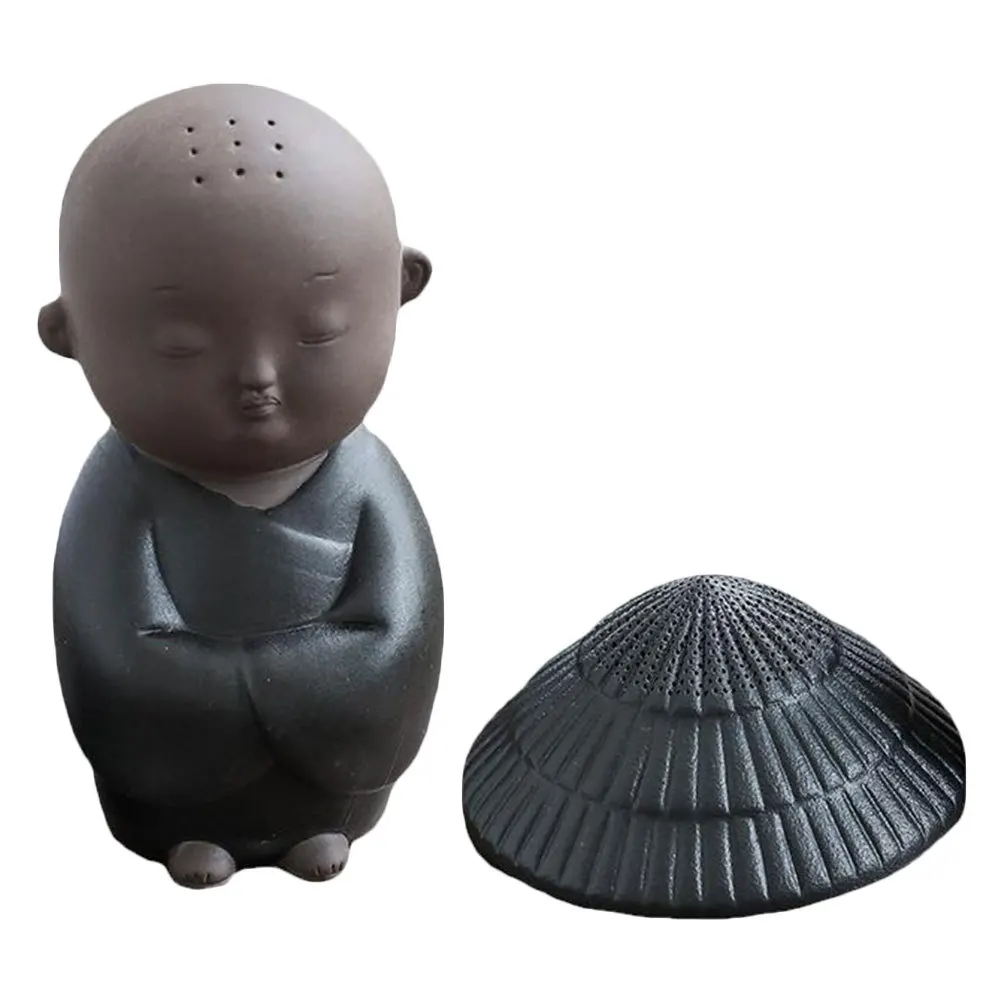 

1Pcs Zen Style Tea Pet Decor Mini Monk Adornment Home Tea House Decoration Lovely Gift Photography Prop Mini Monk Decor