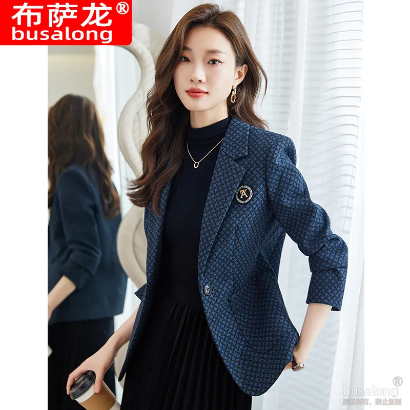 

New Stylish Fashion Suit Casual Women's Long Sleeve Professional Blazer Formal Jacket Workwear8313