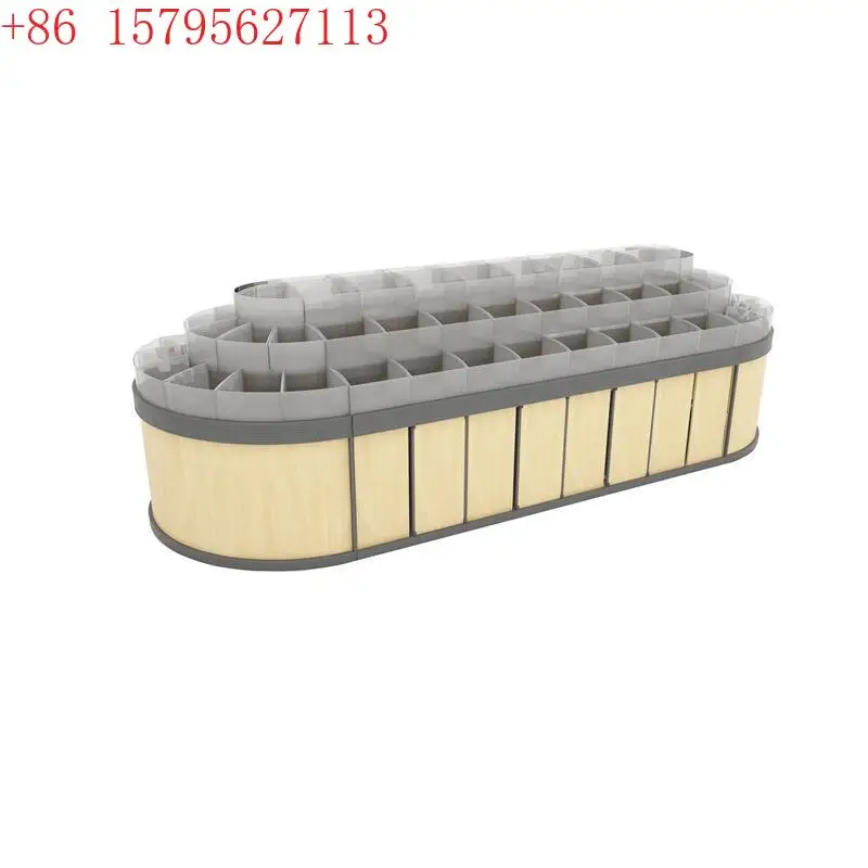 

Супермаркет закусок, свободная полка для еды, круглая многослойная витрина Nakajima