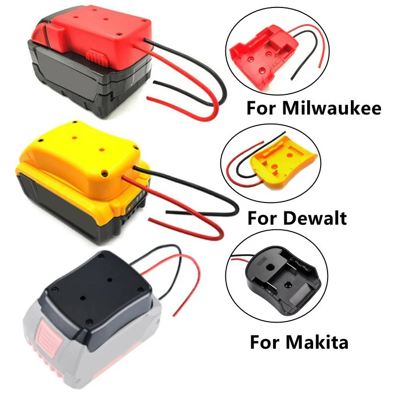 Akumulator do Makita Dewalt Milwaukee 14.4V 18V 20V akumulator litowo-jonowy DIY elektronarzędzia przetwornica do baterii