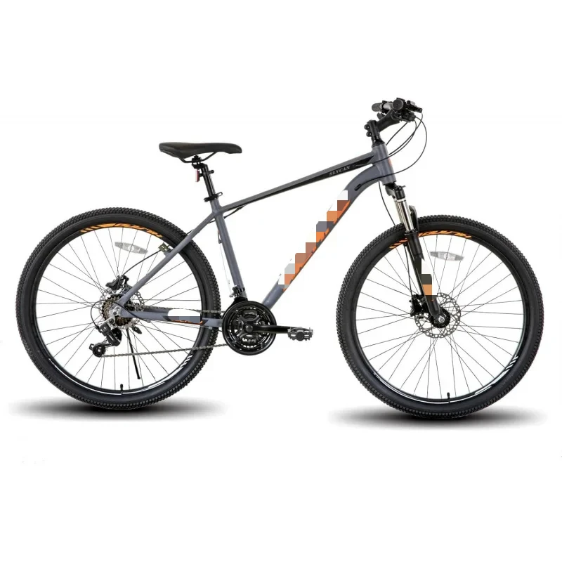 Aqhiland 27.5 inch mountain bike 21 speeds, lock-out suspension fork, aluminum frame hydraulic disc-brake s MTB bicycle adlut bi