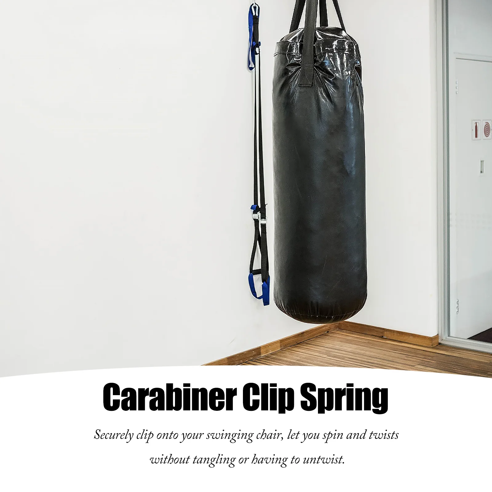 

Carbon Steel Heavy Duty Spring for Hammock Chair Hanging Swing Spring Secure Clip for Punching Bags Plants Low Noise Vibration