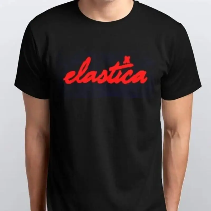 ELASTICA TSHIRT sizes S M L XL XXL colours Black, White