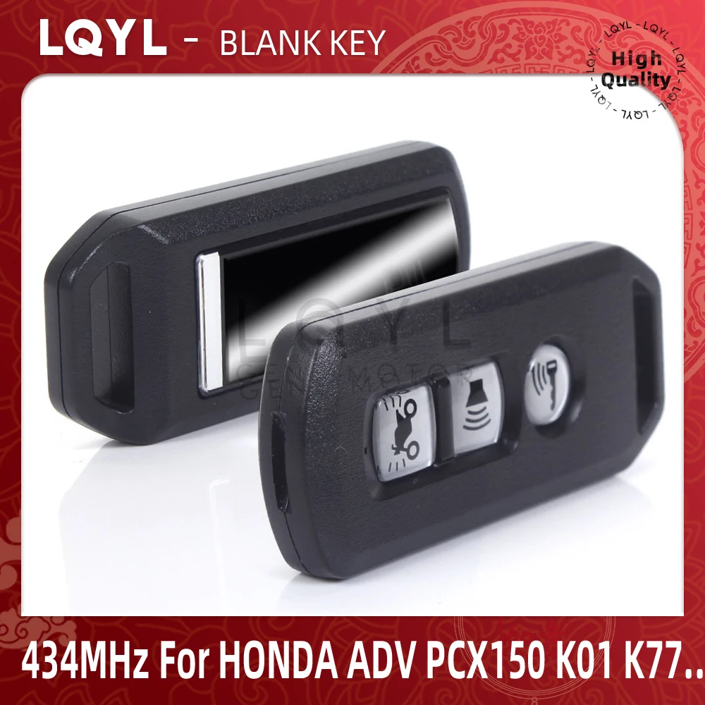 LQYL Keyless Remote Control Key Fob 434MHz For Honda K35V3 ADV SH 150 Forza 300 125 PCX150 Motorcycle Scooter K01 K77 K96 K97