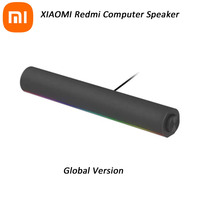 New XIAOMI Redmi Computer Speaker Four-Unit Two-Channel Stereo RGB Ambient Light Bluetooth 5.0 Built-in Microphone Knob Control