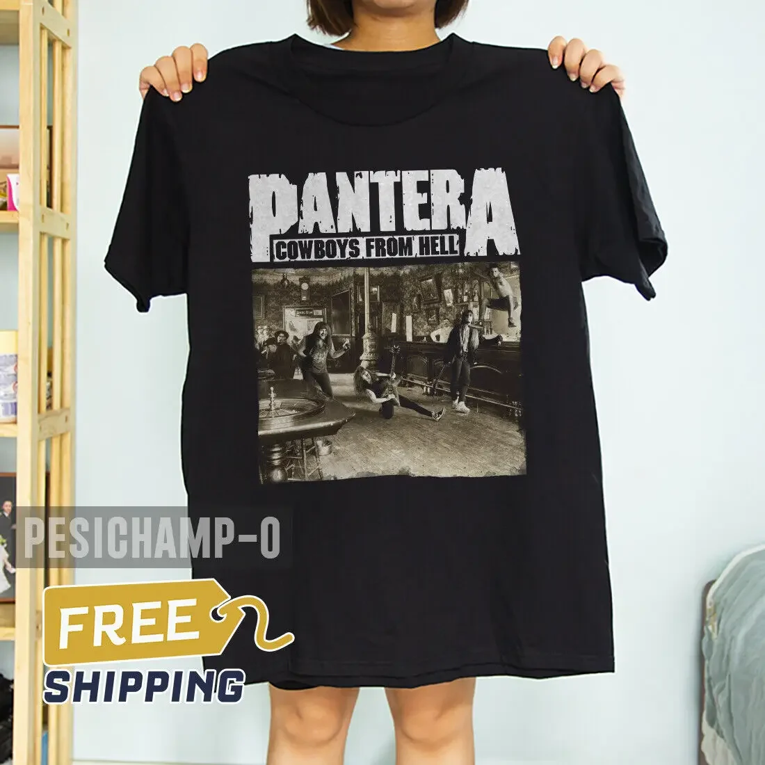 Pantera - Cowboys From Hell Rock Band Unisex T-Shirt